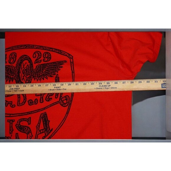 Von Dutch Garage Built Red Graphic T-Shirt 3XL Y2K Streetwear EUC - Picture 13 of 13